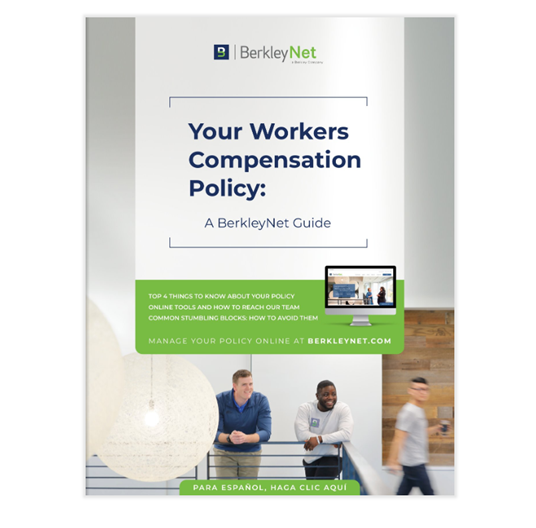 Workers Comp Policy Guide image Cover of a workers compensation policy guide titled 'Your Workers Compensation Policy,' a clear, accessible insurance document for policyholders and agents.